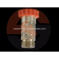 water pressure reducing valve in natural brass color